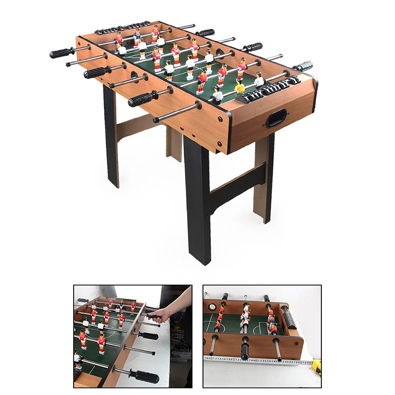 4-in-1-Multispieltisch mit Tischfußball, Airhockey, Tischtennis und Billard