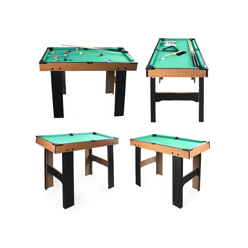 4-in-1-Multispieltisch mit Tischfußball, Airhockey, Tischtennis und Billard