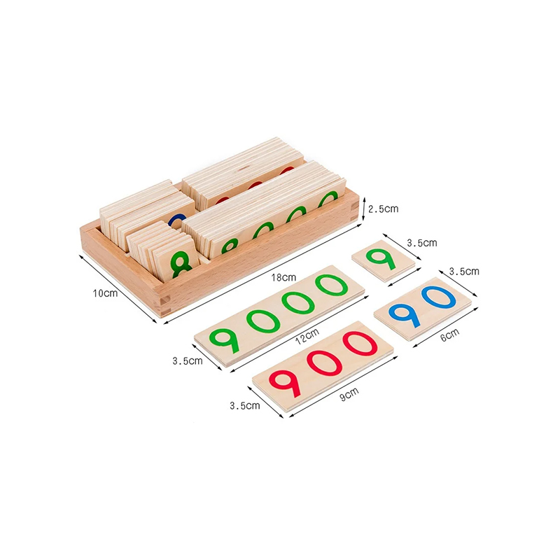 Montessori Numeracy Modulares Holzset