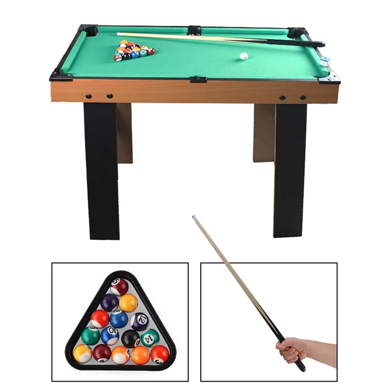 4-in-1-Multispieltisch mit Tischfußball, Airhockey, Tischtennis und Billard