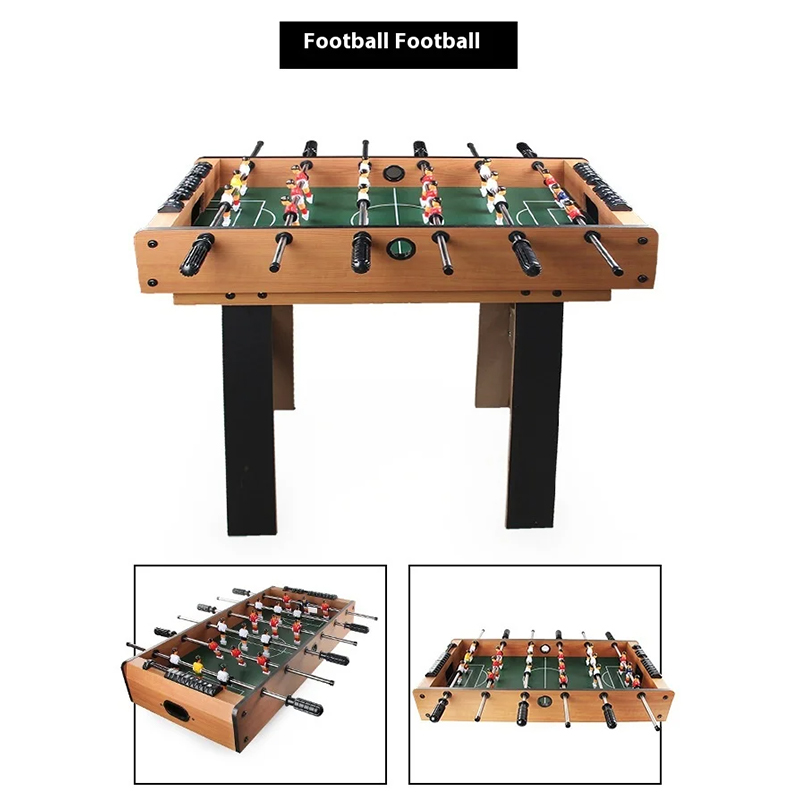 4-in-1-Multispieltisch mit Tischfußball, Airhockey, Tischtennis und Billard