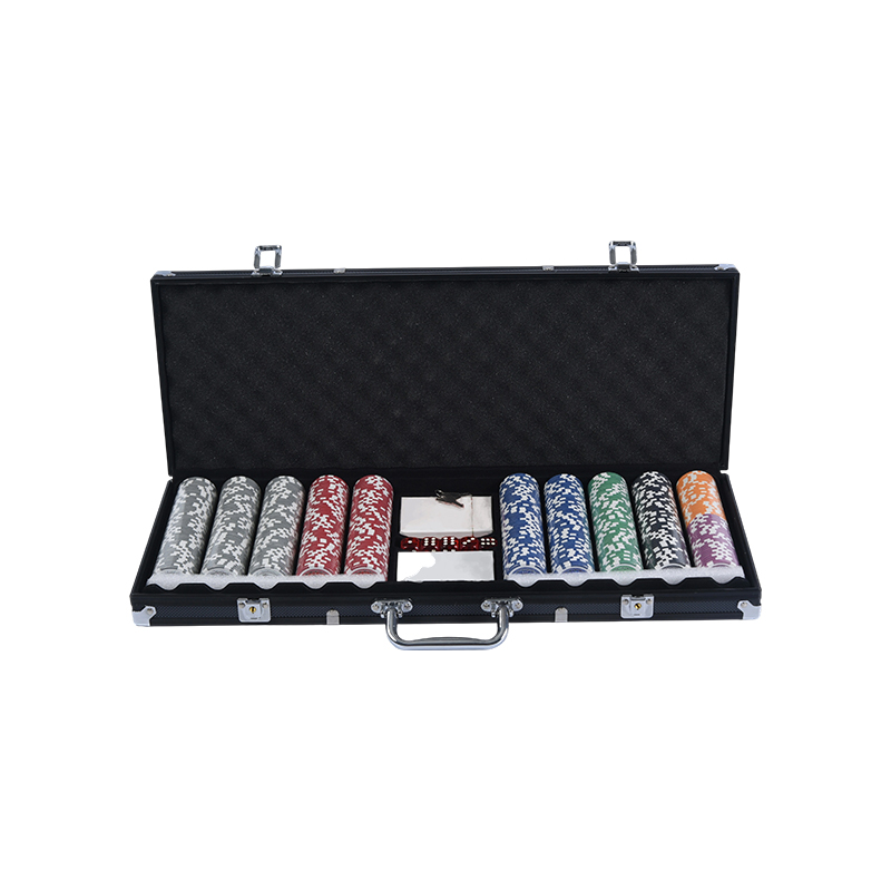 500-Chip Casino Style Set mit Etui