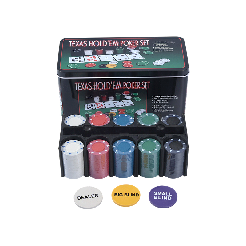 Casino Grade Equipment 200-Chip Poker Set