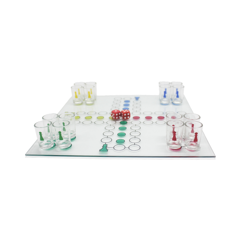 Crystal Ludo Trinkspielset