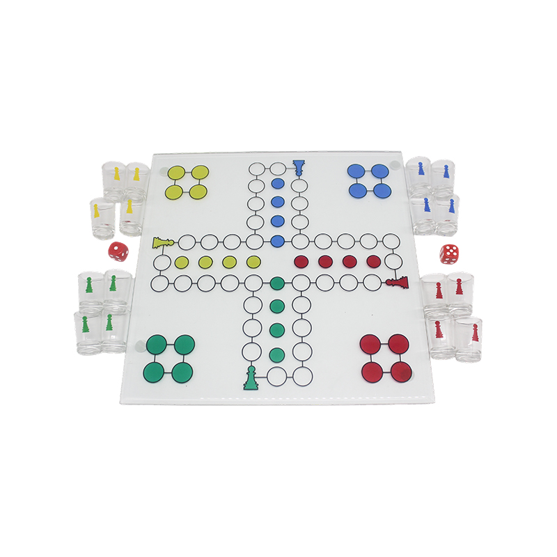 Crystal Ludo Trinkspielset