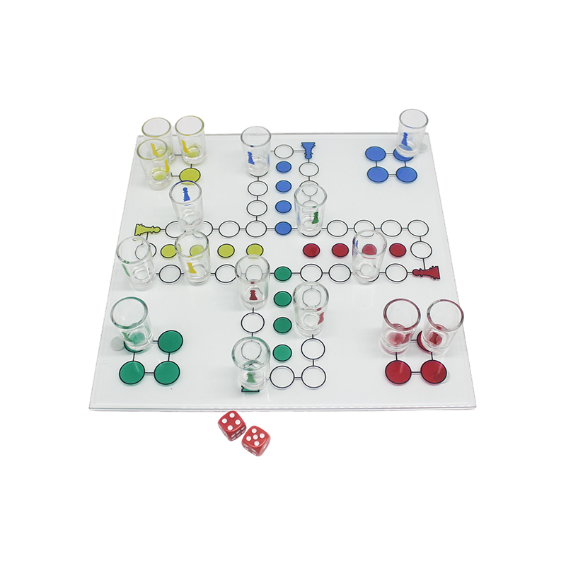 Crystal Ludo Trinkspielset
