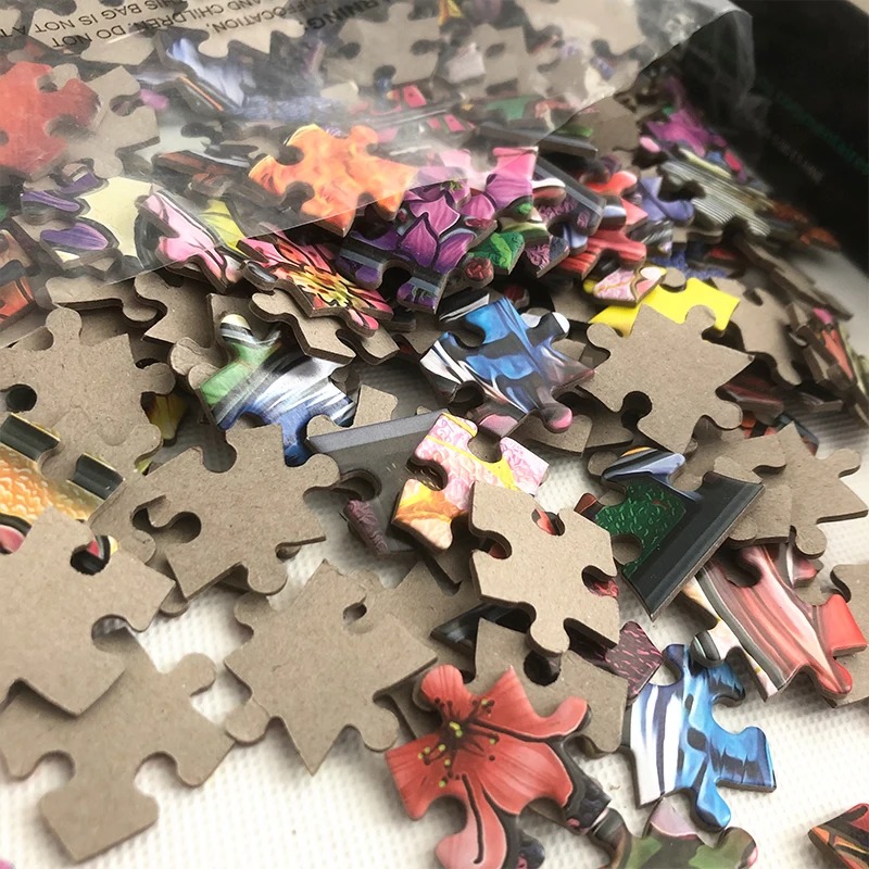 Mehrfarbiges Puzzle-Set – klassische Puzzle-Zubehör-Kollektion