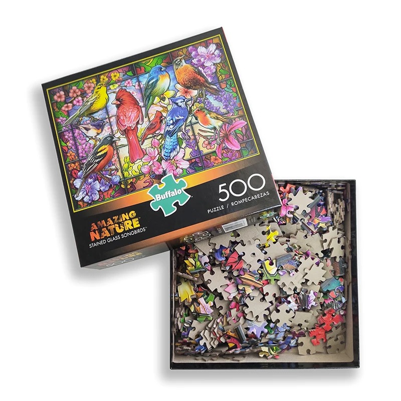 Mehrfarbiges Puzzle-Set – klassische Puzzle-Zubehör-Kollektion