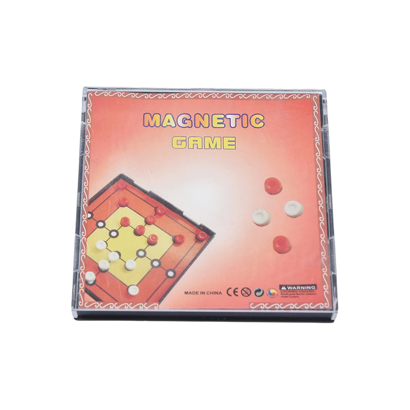 Kompaktes Magnetmühlenspiel mit Acrylgehäuse