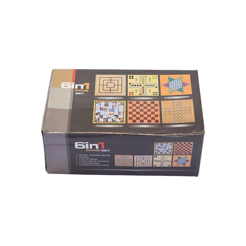 Tragbares 6-in-1-Magnet-Brettspielset