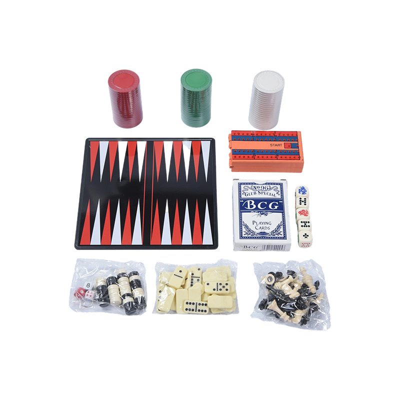 Tragbare Box Klassisches 7-in-1-Brettspielset