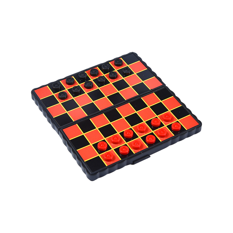 Compact Travel Edition Magnetisches faltbares Checkers-Spiel