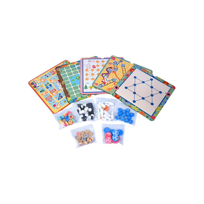 Classic Family Entertainment Collection Multi-Game Brettspielset aus Holz