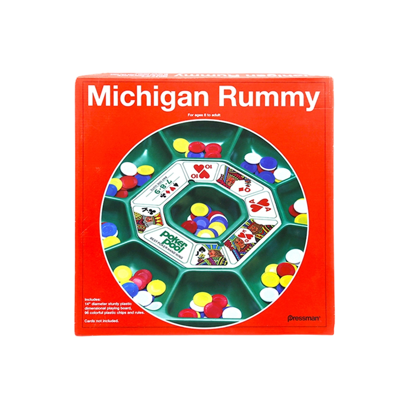 Klassisches Poker-Chip-Tablett und Token-Set