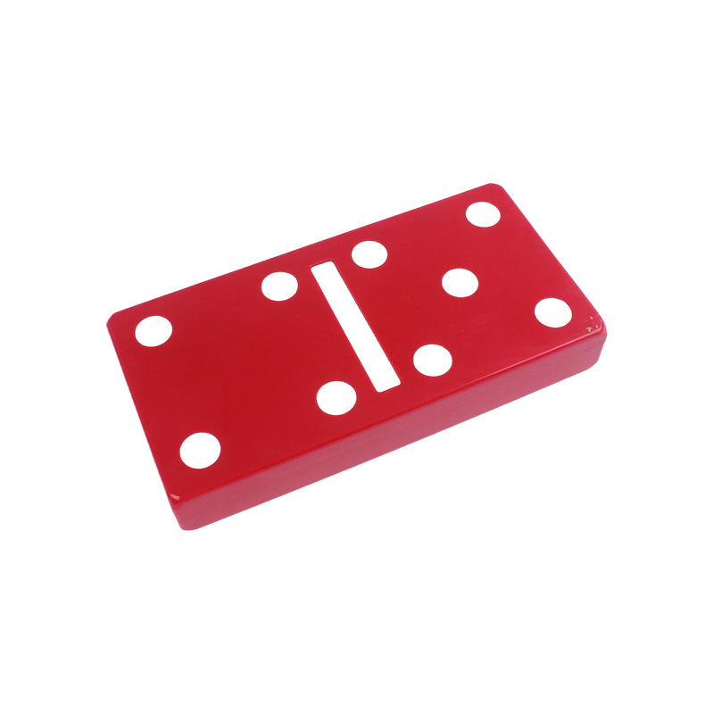 Red Polka-Dot Edition – klassisches Domino- und Cribbage-Kombiset