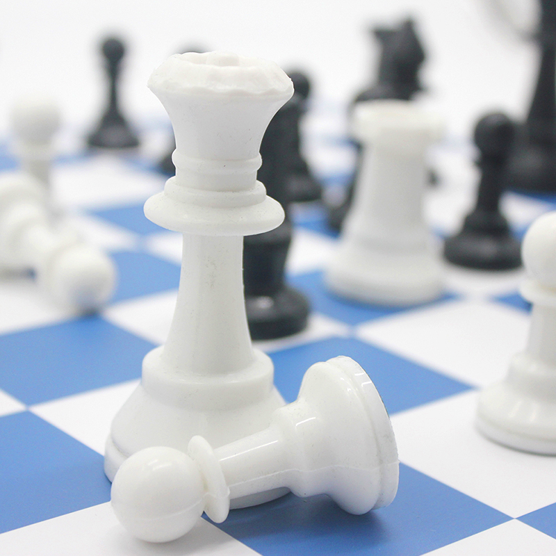 Komplett mit Brett und Figuren Klassisches Standard-Schachset